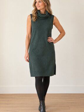 RW&Co heather dark teal sweater vest size M